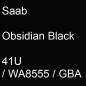 Preview: Saab, Obsidian Black, 41U / WA8555 / GBA.
